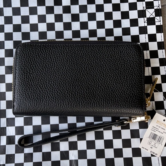 Michael Kors Jet Set Travel Lg Flat Multifunctional Phone Case-Wristlet-… - Picture 13 of 16